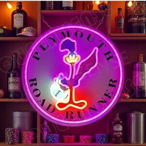 PLYMOUTH ROADRUNNER NEON LED SIGN